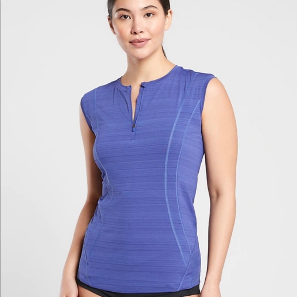 Athleta Pacifica Illume UPF fitted tank